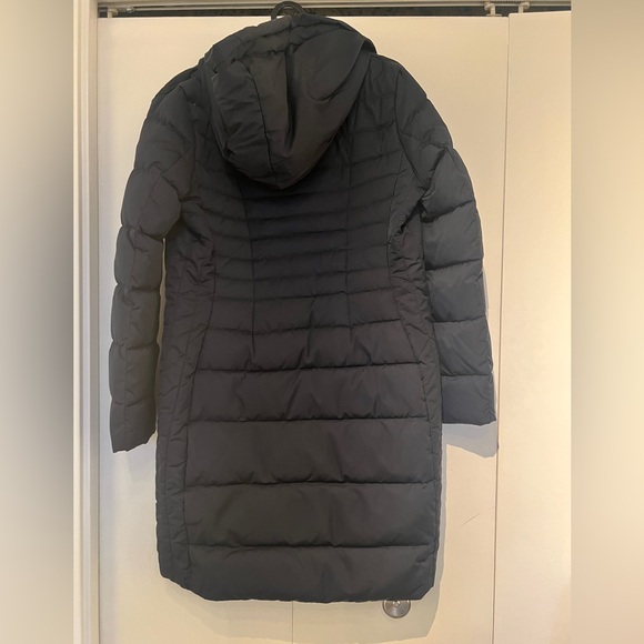 Tahari Double Layer Puffer Coat Dark Navy - Picture 5 of 6